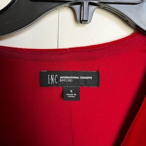 Beautiful Red Velvet Holiday Long Dress